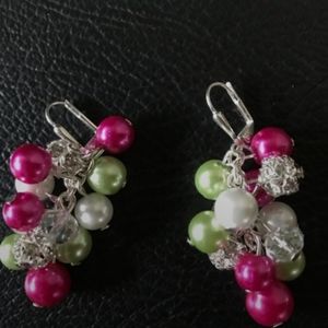 BEADED BRACELET & EARRINGS SET